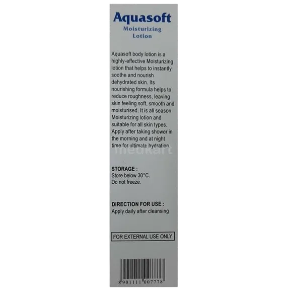aquasoft moisturizing lotion 100 ml